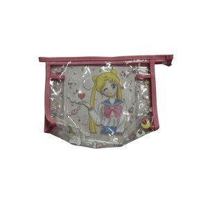Sailor Moon Cosmetic Bag in Clear Pink